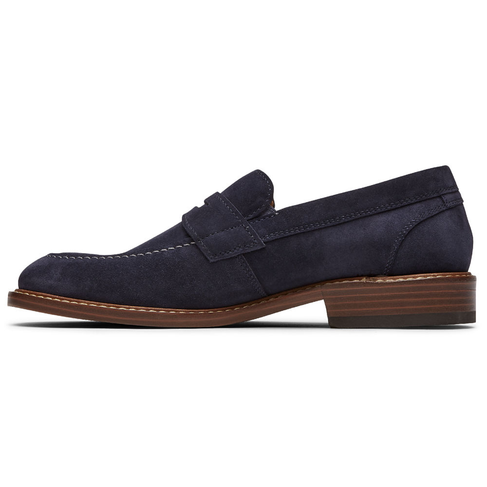 Rockport Loafers Herre Marineblå - Kenton Penny - VUGE14208